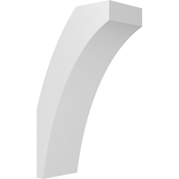 Ekena Millwork 5 1/2-in. W x 10-in. D x 18-in. H Thorton Architectural Grade PVC Knee Brace BRCP055X10X18THR - main